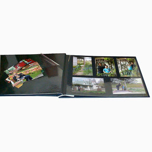 Open NCL Jumbo self-adhesive photo album with black pages