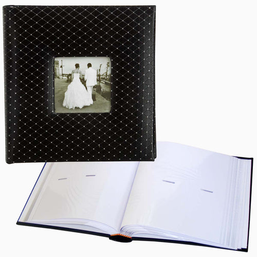 Black Diamond 6x4 slip-in 200 photo albums with window