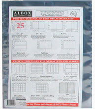 Albox archival 6x4 / 10x15cm photo sleeves (25)
