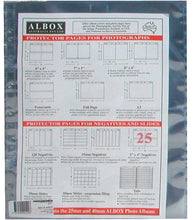 Albox archival 5x4 photo sleeves (25)