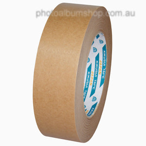 Kikusui 108H 36mm x 50m brown paper picture framing tape from The Photo Album Shop