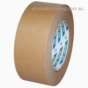 Kikusui 108H 48mm x 50m brown paper picture framing tape from The Photo Album Shop