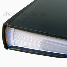 Detailed image of cover and spine of Ascot slip-in photo albums at The Photo Album Shop