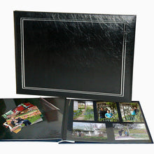 NCL Jumbo photo albums 62775 with large black self-adhesive pages