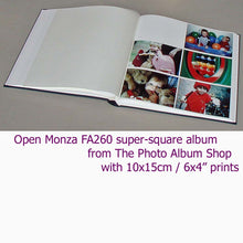 FA260 Monza open super square album with photos
