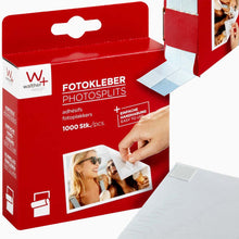 Walther photo tabs in use at The Photo Album Shop