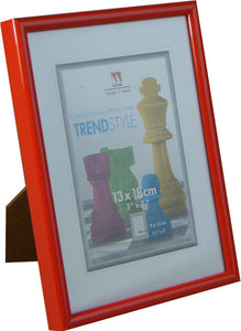 TrendStyle 7x5 photo frame in red from The Photo Album Shop