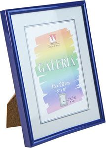Galeria plastic photo frame 15x20cm / 8x6" / A5 with 10x15cm / 6x4" mat