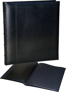 Buy Glorious Leather medium black page dry mount photo albums from The Photo Album Shop Sydney Australia