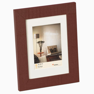 Home rough sawn red timber photo frame 13x18cm / 7x5 HO318R from The Photo Album Shop