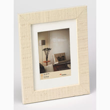 Home rough sawn cream timber photo frame 13x18cm / 7x5 HO318W from The Photo Album Shop