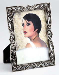 Fabulous Art Deco 1920s silver metal 5x7 photo frames from The Photo Album Shop