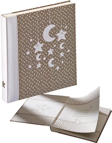 Stars and Moon gender neutral baby photo albums
