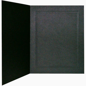 Black Linen 8x6 photo folders (pack of 50)