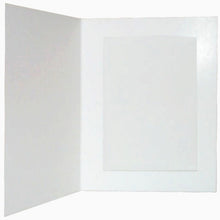 White Glossy 10x8 photo folders (pack of 50)