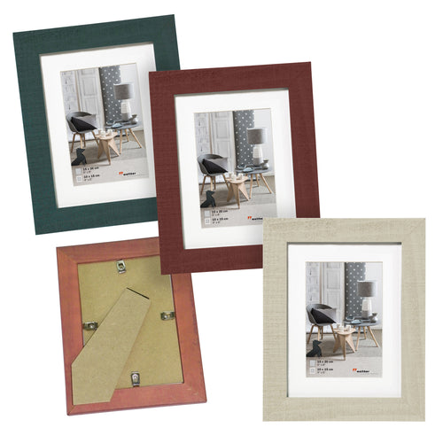 Home 15x20cm rough sawn timber photo frames from The Photo Album Shop