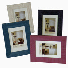 Home 10x15cm 6x4 rough sawn timber photo frames from The Photo Album Shop