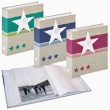 Stellar 7x5 slip-in 200 photo albums in three colours from The Photo Album Shop