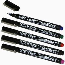 Zig Photo Signature pens coloured (pack of 5)