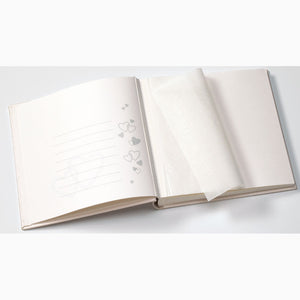 Ti Amo medium wedding albums, white pages