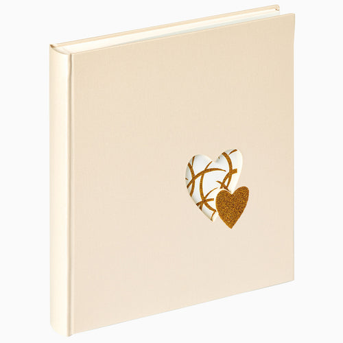 Heart Of Gold 50th anniversary photo albums with windows by Walther Design