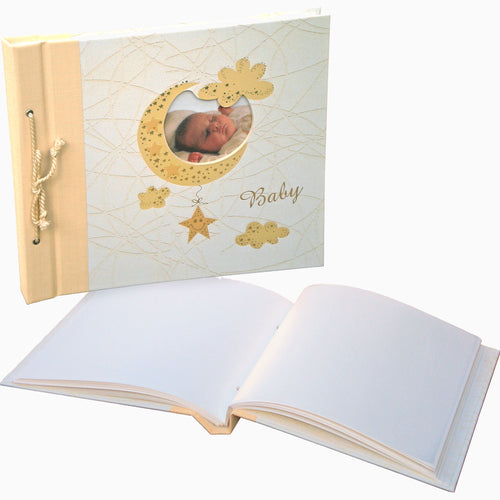 Bambini tassel-bound photo albums with window